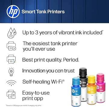 HP Smart Tank 7603 Printers New