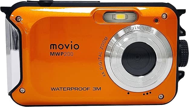 Movio MWP200SET2 5 Megapixel Waterproof Digital Camera MicroSD32GB Set Digital Cameras Black New