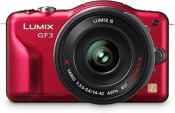 Panasonic LUMIX DMC GF3X Digital Cameras Red New w/ 14-42mm Kit