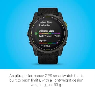 Garmin Enduro 3 Smartwatches Black 51mm Refurbished - Excellent