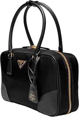 Prada Re-Edition Top Handle Women's bags Black Saffiano Leather New