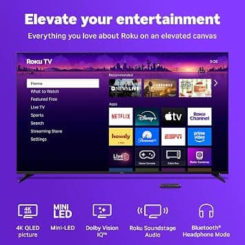 Roku Pro Series TVs 55 inch New