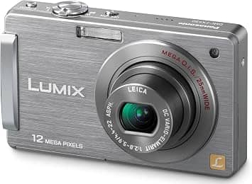 Panasonic LUMIX FX580 Digital Cameras Silver New Body Only