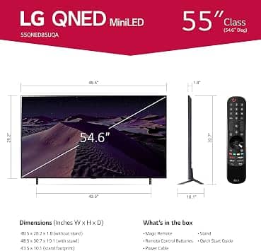 LG QNED85UQ TVs 55 inch New