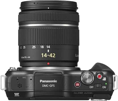 Panasonic LUMIX GF5KK Digital Cameras Black New w/ 14-42mm Kit