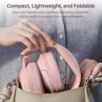 TOZO T12051 Headphones & Earbuds Pink New