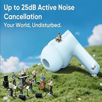 realme T200x Headphones & Earbuds White New