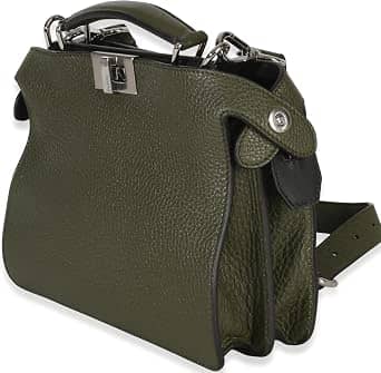 Fendi Peekaboo Top Handle Women's bags Mini Brown Leather New