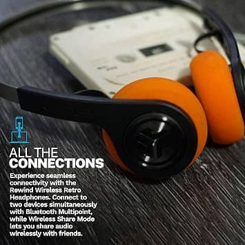 JLab Rewind 2 Headphones & Earbuds Black New