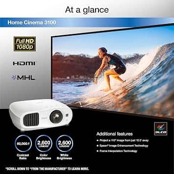 Epson HC3100 Projectors New