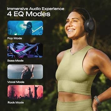 PowerLocus P3 New Headphones & Earbuds Black