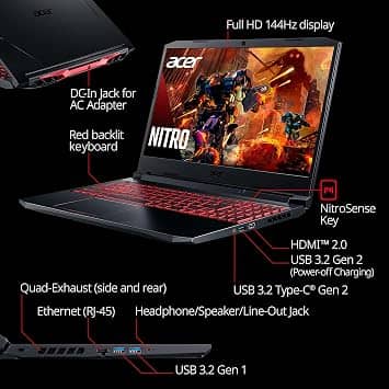 Acer AN515-55-53E5 Computers New