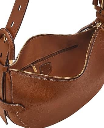 Fossil Harwell Shoulder Bag Women's bags Small Brown Haircalf New