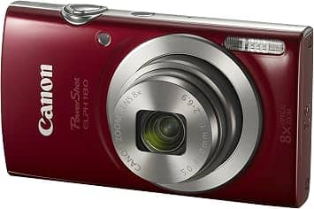Canon PowerShot ELPH 180 Digital Cameras Red New Body Only