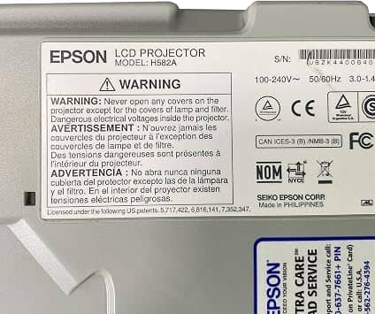 Epson PowerLite 955W Projectors Refurbished - Good