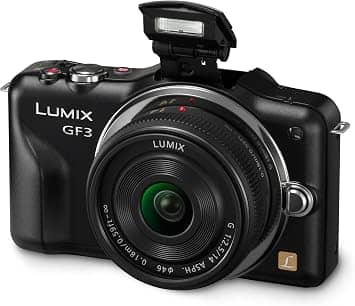 Panasonic LUMIX GF3CK Digital Cameras Black New Body Only