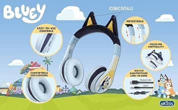 eKids BU-B52 Headphones & Earbuds Blue New