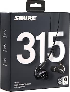 Shure SE315-K Headphones & Earbuds Black New