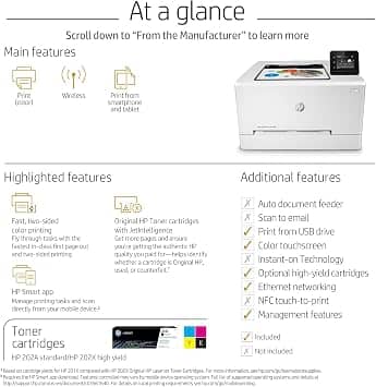 HP M254 Printers Refurbished - Excellent