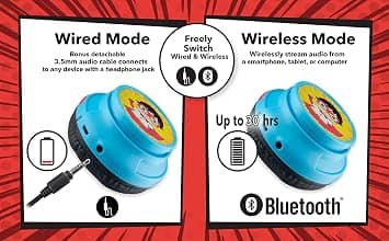 eKids RWB52 Headphones & Earbuds Blue New