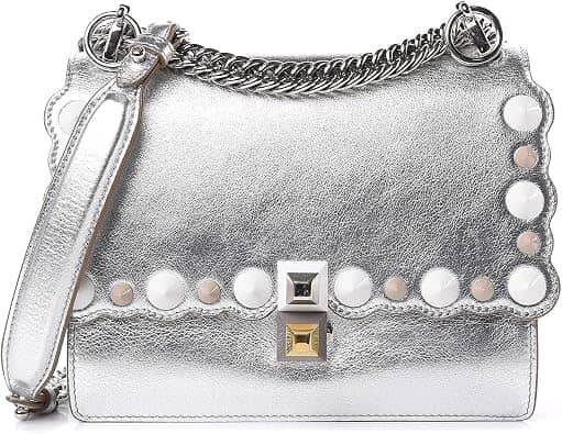 Fendi Kan I Shoulder Bag Women's bags Small Grey Unspecified New