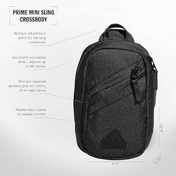 Adidas Prime Crossbody Women's bags Burgundy Polyester New