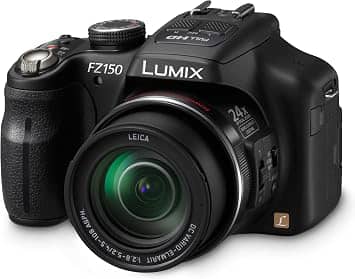 Panasonic LUMIX FZ150 Digital Cameras Black New Body Only
