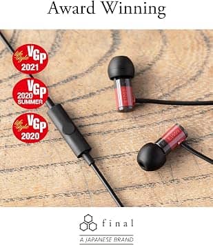 Final E1000C Headphones & Earbuds Black New