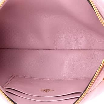 Valentino Garavani Roman Stud Pouch Women's bags Pink Quilted New