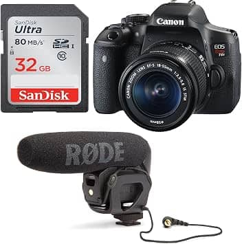 Canon T6I Digital Cameras Black New w/ 18-55mm Kit