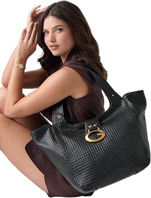 Guess Camden Tote Women's bags Large Black Faux Leather New
