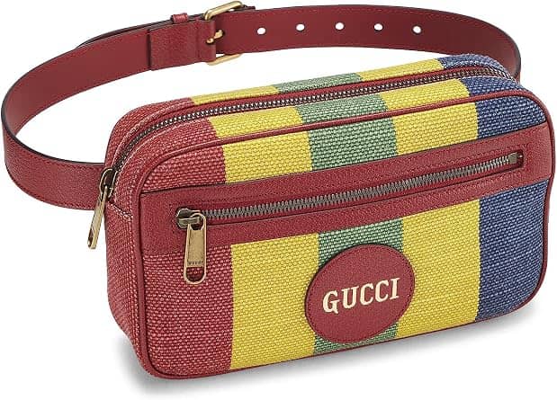 Gucci Sylvie Belt Bag Women's bags Small Red Canvas New