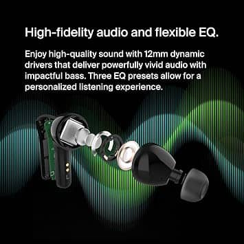 Belkin SoundForm Motion Headphones & Earbuds Black New