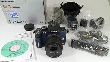 Panasonic LUMIX G1 Digital Cameras Blue New Body Only