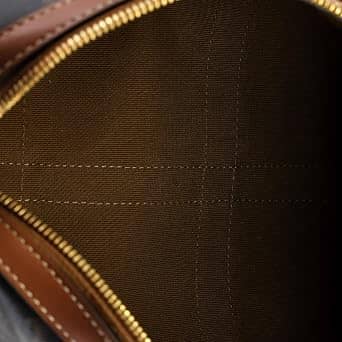 Celine Triomphe Top Handle Women's bags Unspecified Brown Coated Canvas New