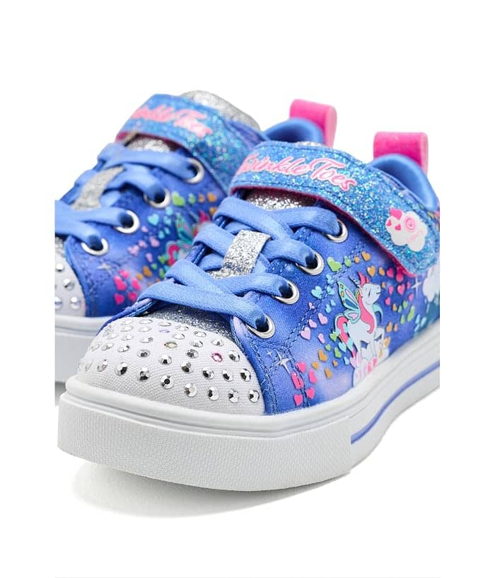 Skechers Twinkle Sparks Sneaker Pink Full Size Run New