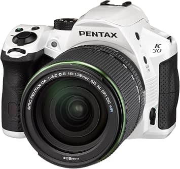 Pentax K-30 Digital Cameras White New w/ 18-55mm Kit