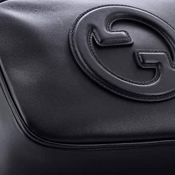Gucci Blondie Crossbody Women's bags Medium Black Leather New