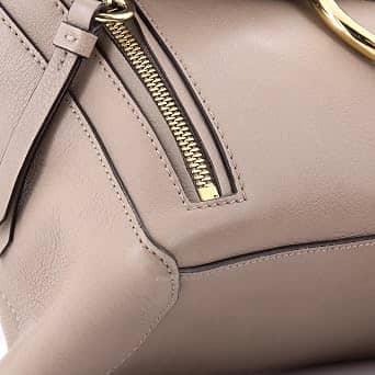 Chloé Faye Day Shoulder Bag Women's bags Small Motty Grey Leather New