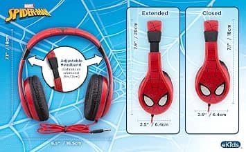 eKids sm140 Headphones & Earbuds Spiderman New