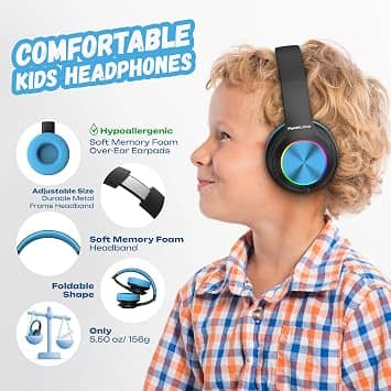 PowerLocus PLED Headphones & Earbuds Black New