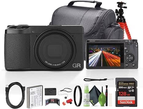 Ricoh GR III HDF Digital Cameras Black New Body Only