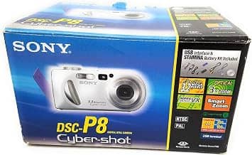Sony DSCP8 Digital Cameras Silver New Body Only