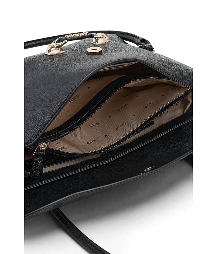 Guess Sophia Women's bags Black Cotton Satchel Mini New