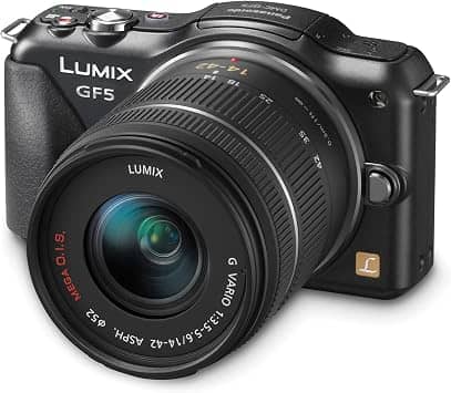 Panasonic LUMIX GF5KK Digital Cameras Black New w/ 14-42mm Kit