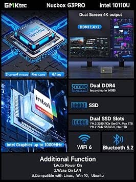 GMKtec G3 Pro Computers New