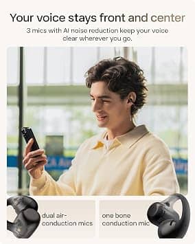 Shokz OpenDots 2 Headphones & Earbuds Black New