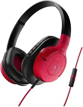 Audio-Technica ATH-AX1iSRD Headphones & Earbuds Red New