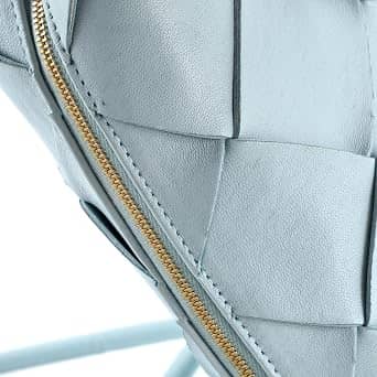 Bottega Veneta Cassette Crossbody Women's bags Unspecified Pale Blue Maxi Intrecciato Mini New