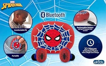 eKids Vi-B18SM Headphones & Earbuds Spiderman New